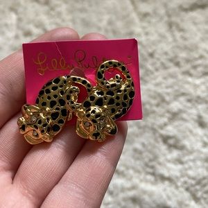 Lilly Pulitzer Cheetah Earrings